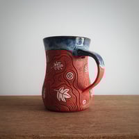 Image 3 of Ci Hela. Hunting Hound Sgraffito Mug 