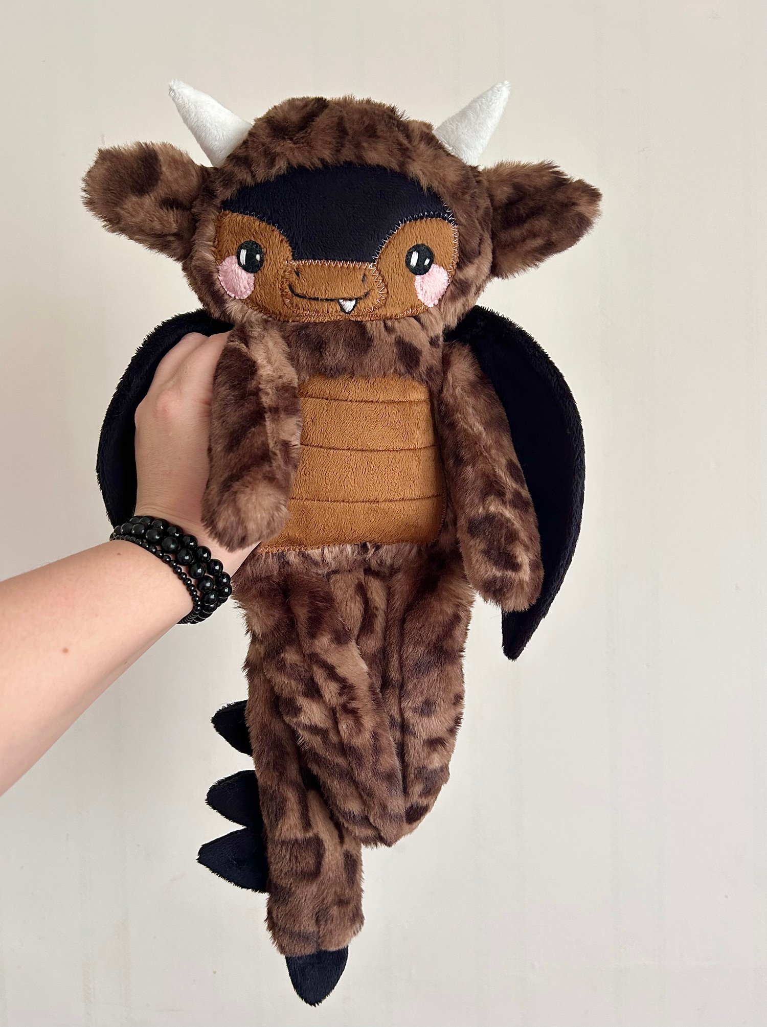 Image of OOAK Toffee Nut Latte Dragon (21 inches)