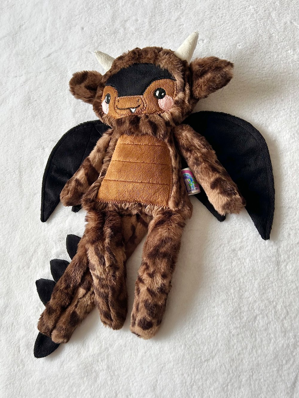 Image of OOAK Toffee Nut Latte Dragon (21 inches)