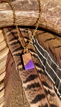 Cala D'Hort - Collana Artgianale in Legno e Resina