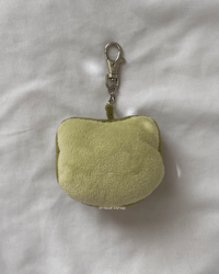 Image 3 of Matcha Swirl Kitty Bread Plushie Keychain