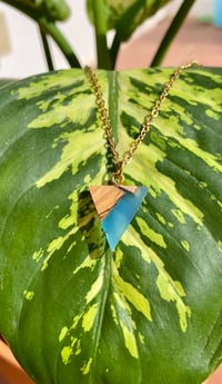 Cala Saladeta - Collana Artigianale in Legno e Resina