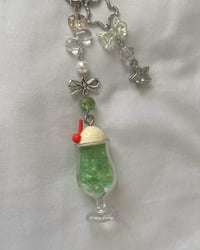 Image 3 of fruit soda sundae float keychains