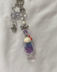 Image 5 of fruit soda sundae float keychains
