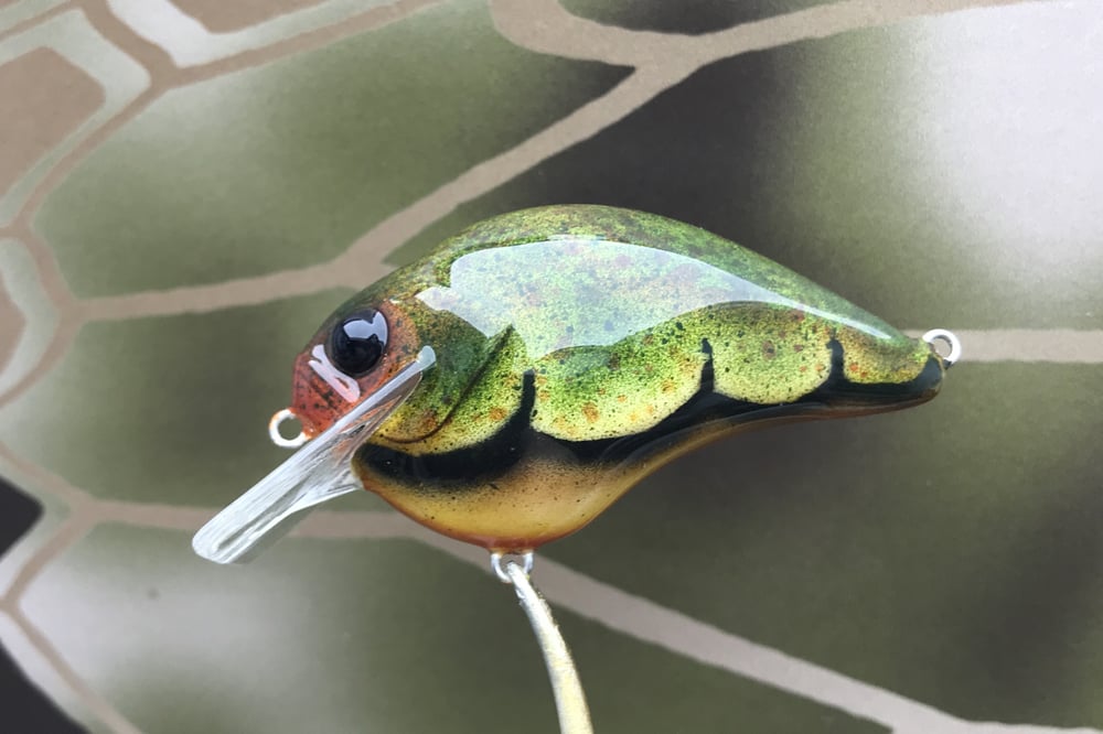 Custom Airbrushed S-CRANK 1.5 Squarebill Crankbait 909