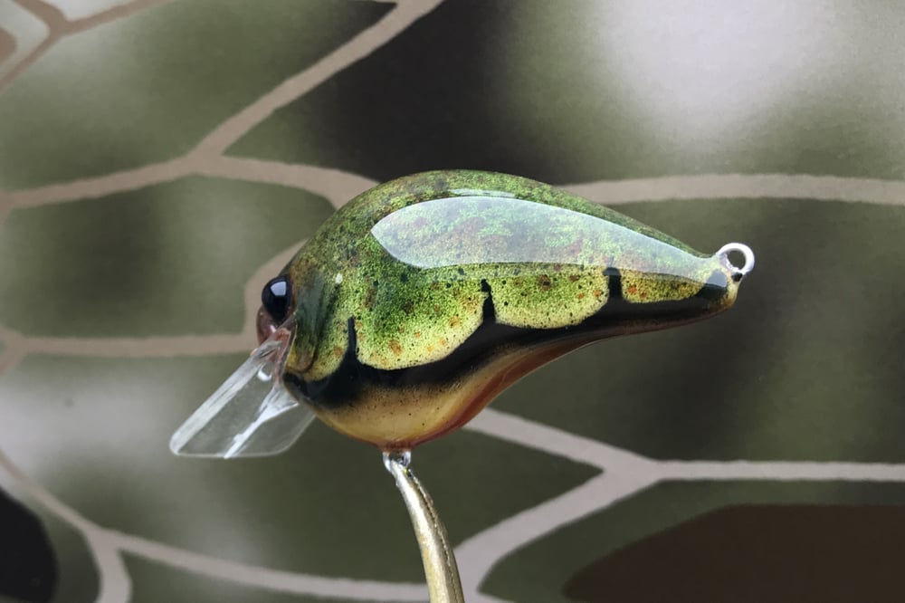 Custom Airbrushed S-CRANK 1.5 Squarebill Crankbait 909 - Image 5