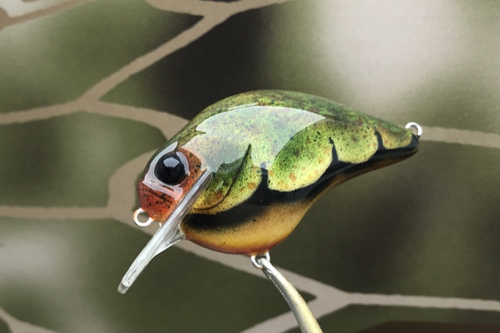 Custom Airbrushed S-CRANK 1.5 Squarebill Crankbait 909 - Image 6