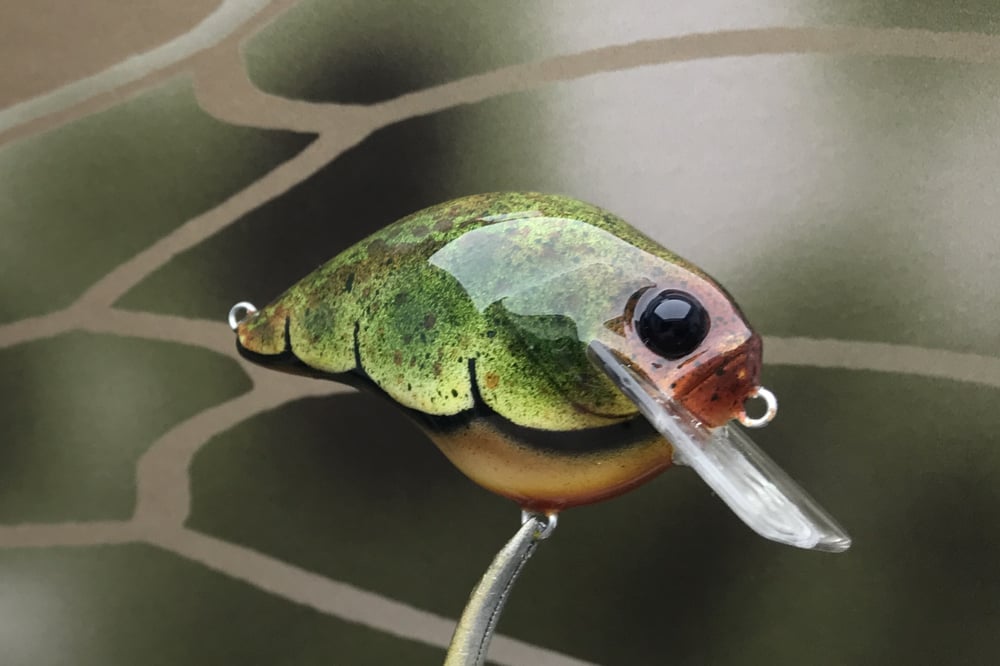 Custom Airbrushed S-CRANK 1.5 Squarebill Crankbait 909 - Image 8
