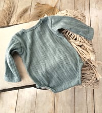 Image 2 of Photoshooting boys bodysuit | Asher-1 | 0-3 months | sage