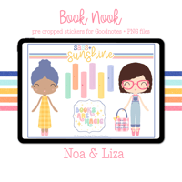 Image 3 of Book Nook Digital Sticker Set