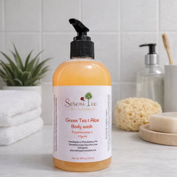Image of Green Tea & Aloe Body wash 12.5oz