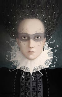 ROSALIND LYONS - 'HOW PALE SHE LOOKS' - UNIQUE FINE ART PRINT - SIGNED