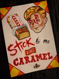 Caramel Wafer "Sleep Chocken" A4 Poster Print