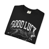 Image 9 of Good Luck With That vintage cat Graphic Tee T-Shirt | Garment-Dyed