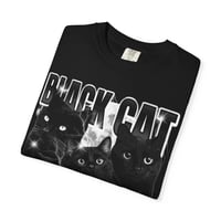 Image 3 of Black Cat Energy shirt | Gothic cats with skull graphic