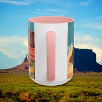 Image 22 of Southwestern Cowboy Coffee Mug, Western Old West Ceramic Cup, Rancher Southwest Tea Cup, Rodeo Rusti