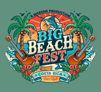 Image 2 of PRE-ORDER - Big Beach Fest Tank - Lt Green