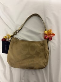 Image 5 of 2009 Coach Signature Sateen Poppy Shoulder Bag  
