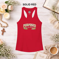 Image 7 of Purposed for Greatness Racerback Tank — Women's Motivational Workout Top