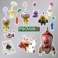 Image 2 of Pikmin 2 Sticker/Magnet Sets (13 Pieces) 