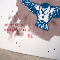 Image 2 of Oh what a lovely day to be / Miniprint