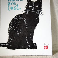 Image 4 of Grinsekatze / Linolschnitt