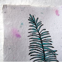 Image 2 of Fern Maske / Linolschnitt