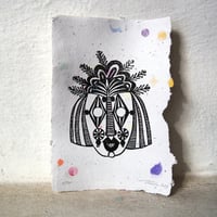 Image 1 of Bimini Maske / Linolschnitt