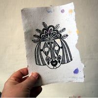 Image 2 of Bimini Maske / Linolschnitt