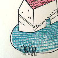 Image 3 of Traumhaus / Linolschnitt