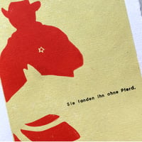 Image 5 of Sie fanden ihn ohne Pferd / Linolschnitt