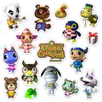 Image 1 of Animal Crossing Sticker/Magnet Sets (16 Pieces) 