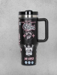 Image 2 of bladee COLD VISIONS BLACK TUMBLER