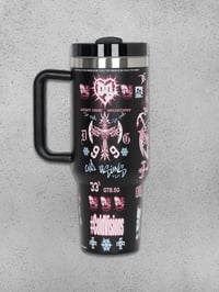 Image 1 of bladee COLD VISIONS BLACK TUMBLER