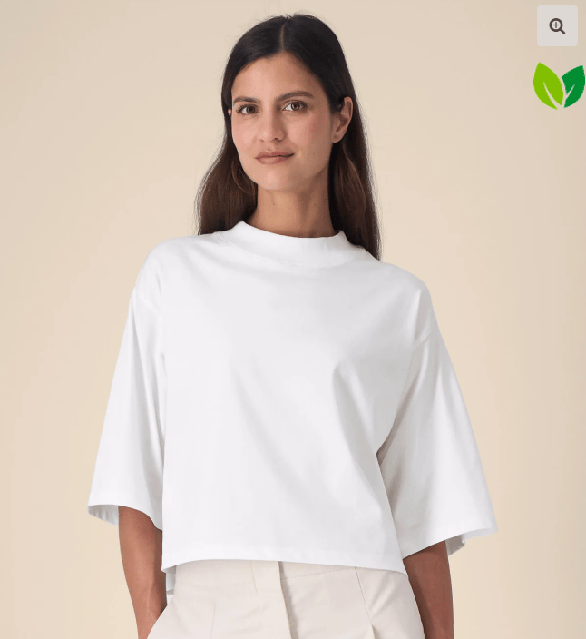 Image of  Blue Grey Boxy Tee  ADULT - Big embroidery design of choice