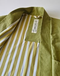 Image 5 of "MOMO"  Kimono Vest - Lime Canvas
