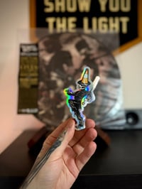 MCR x Glasgow The Black Parade Pepe Inspired Custom Cut Sticker (Holographic Edition)