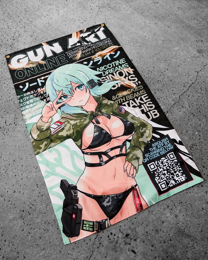 Image of Gun Art Online Flag
