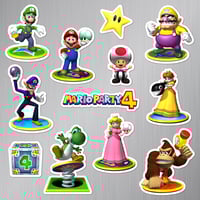 Image 2 of Mario Party 4 Sticker/Magnet Sets (16 Pieces) 