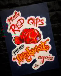 Make Red Caps Mean “Limp Bizkit” Again 200gsm A4 Poster Print