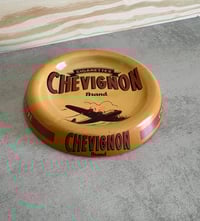 Image 2 of Vintage (1990s) French (Metal/Tin) Chevignon Cigarettes Ashtray