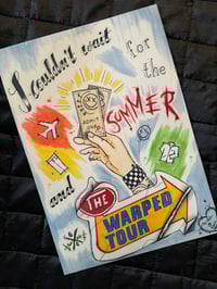 Blink 182 (blink-182) Inspired "The Rock Show" Gig Tickets 200gsm A4 Poster Print