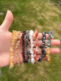 Image 1 of Crystal Chip Bracelets