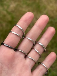 Image 4 of Silver Crystal Rings