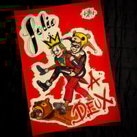 Fall Out Boy Inspired "Folie A Deux” Joker 200gsm A4 Poster Print