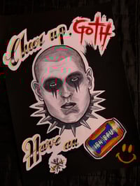 Cheer Up Goth Scottish A4 Poster Print