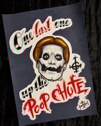 Ghost BC Inspired "Rite Here Rite Now" Papa Emeritus 200gsm A4 Poster Print