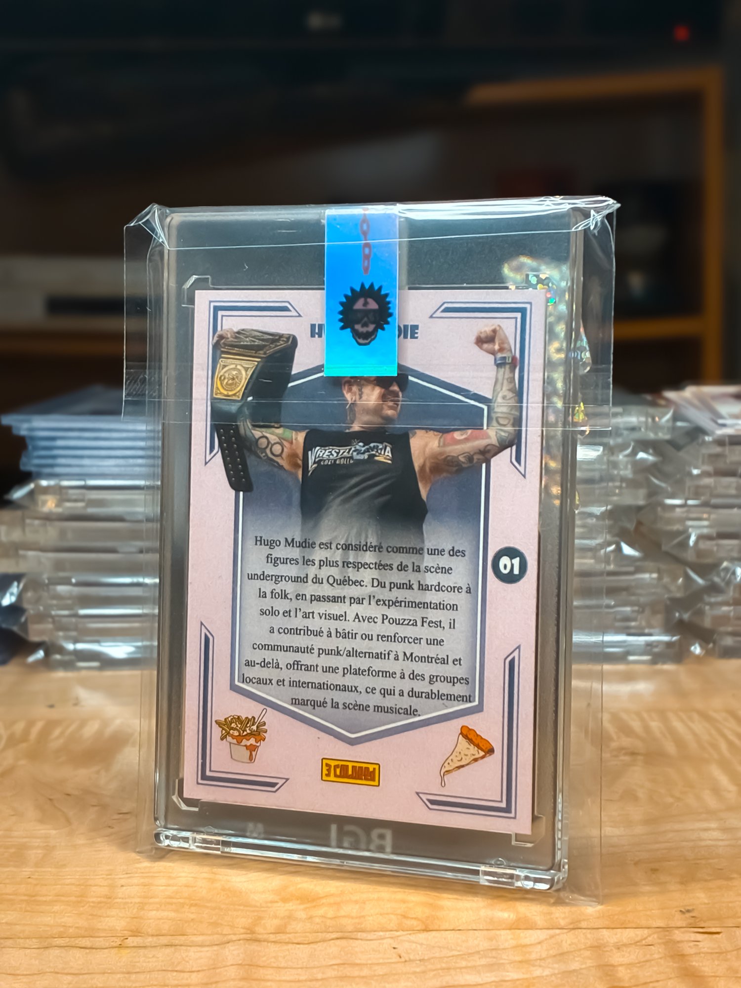 Image of Carte de collection Punk Nerdz x 3 colored Graphix #01- Hugo Mudie 