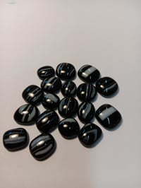 Image 1 of COE 96 Licorice swirl buttons
