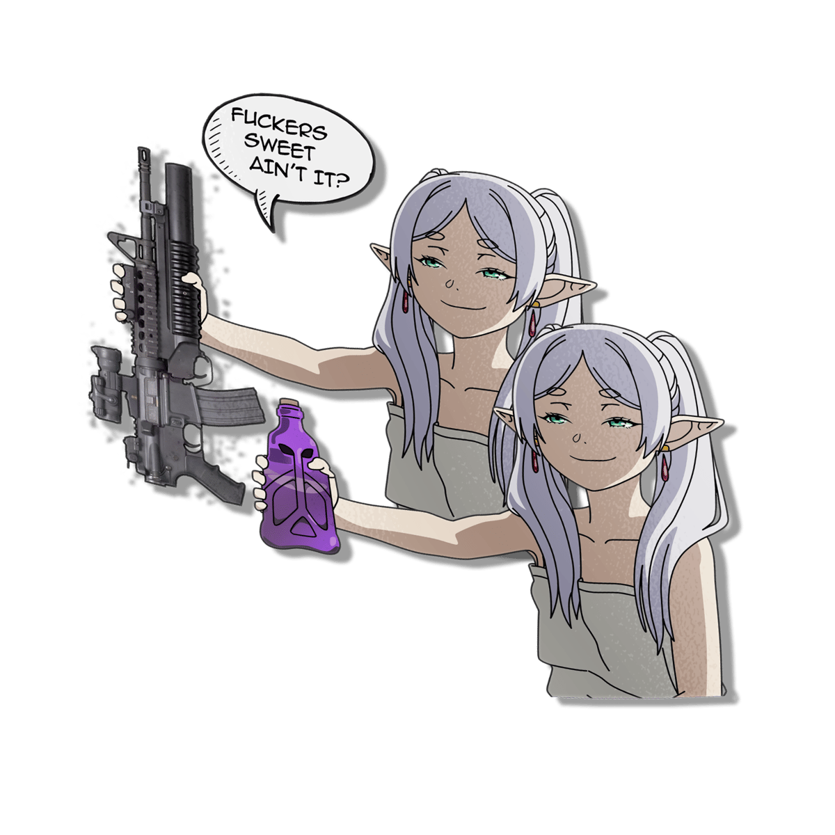 Image of Frieren's Magic Stash Sticker